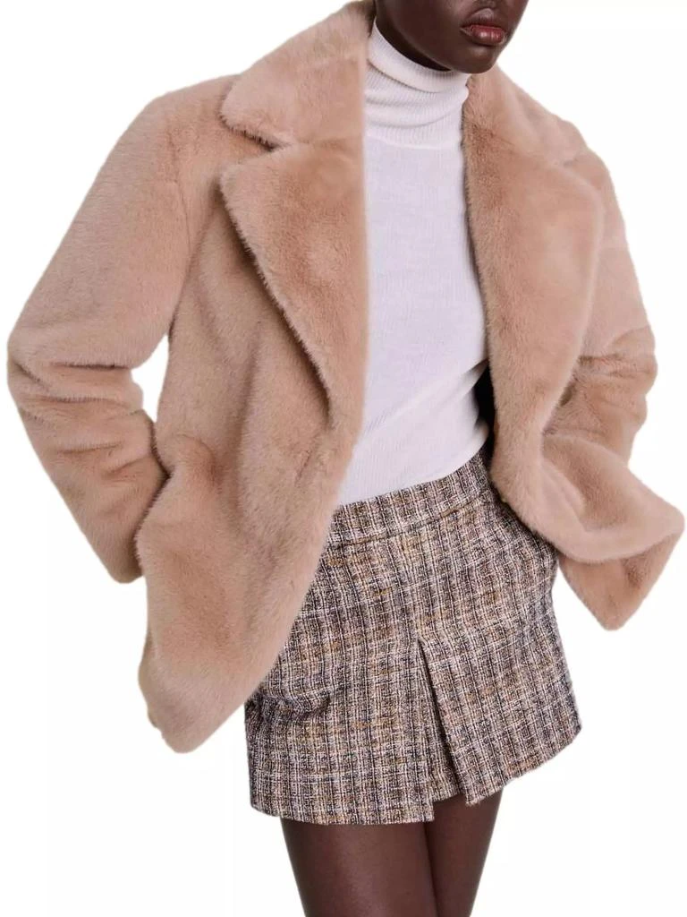 Maje Faux Fur Coat 3