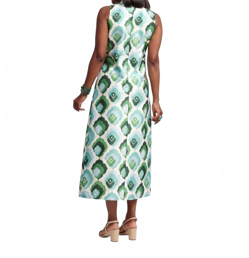 Frances Valentine Carlyle Midi Dress In Leaf