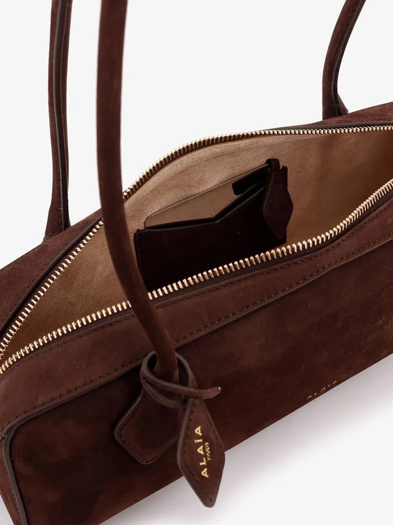Alaia Teckel Medium Suede Shoulder Bag 4