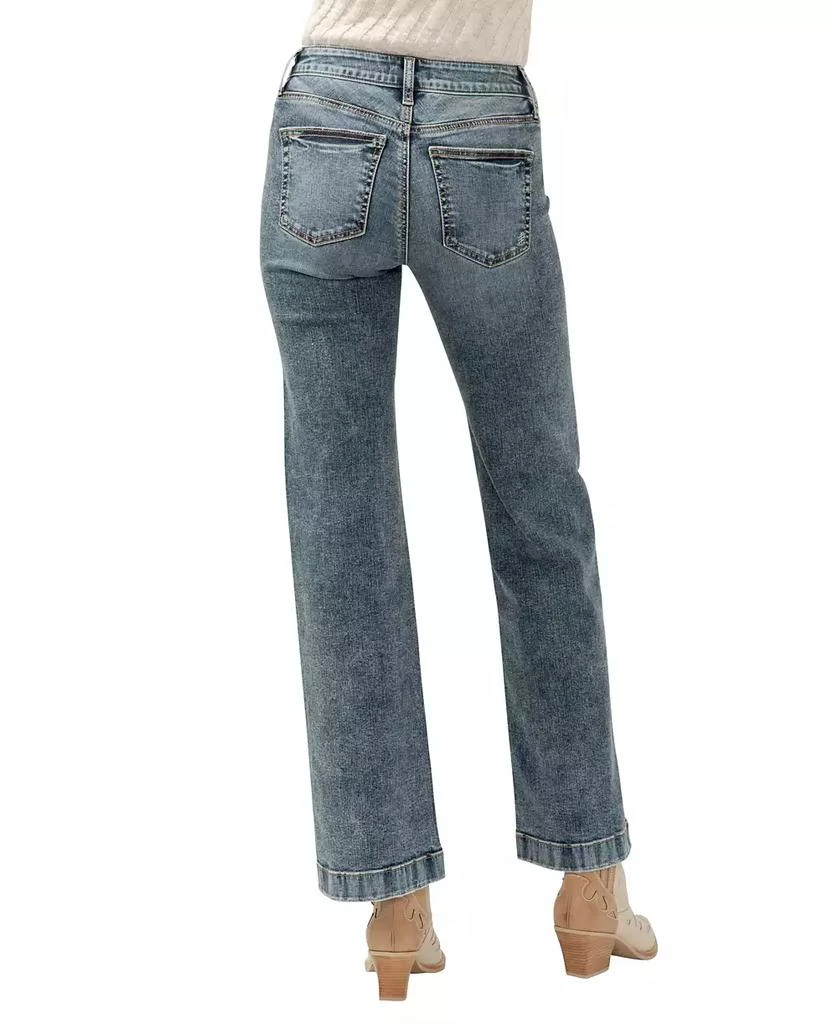 Silver Jeans Co. Women's Suki Mid Rise Trouser Leg Jeans 2