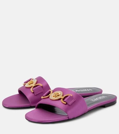 Versace Medusa 
95 satin slides 5
