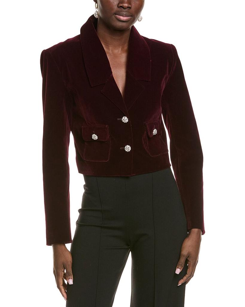 Endless Rose Endless Rose Cropped Collared Blazer