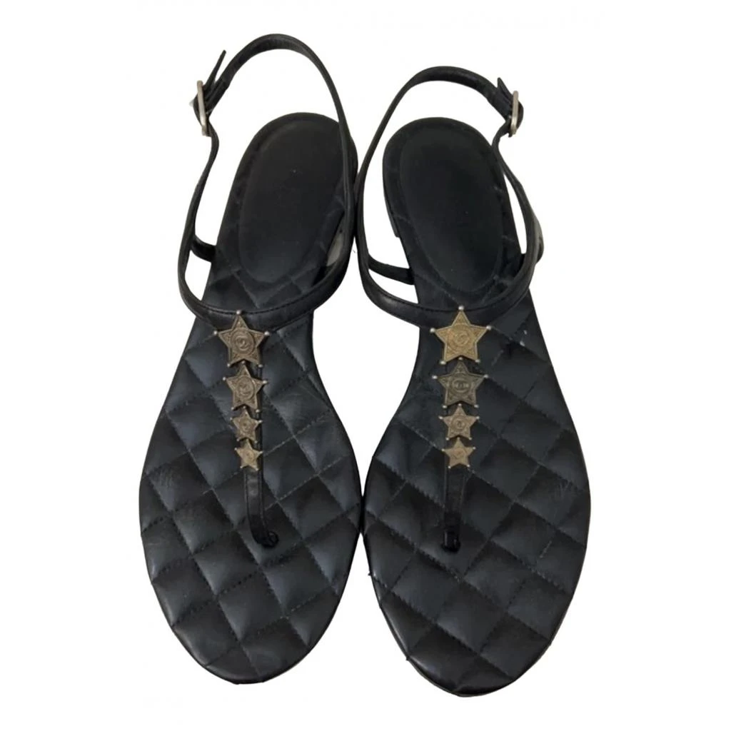Chanel Chanel Leather flip flops 1