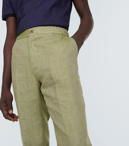 ETRO Linen straight pants 5