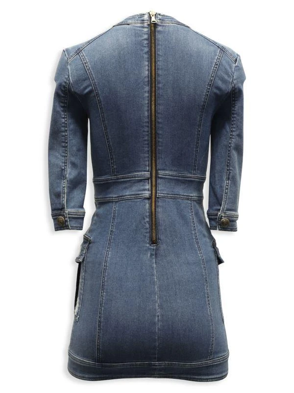 PIERRE BALMAIN Body-Con Denim Minidress 3
