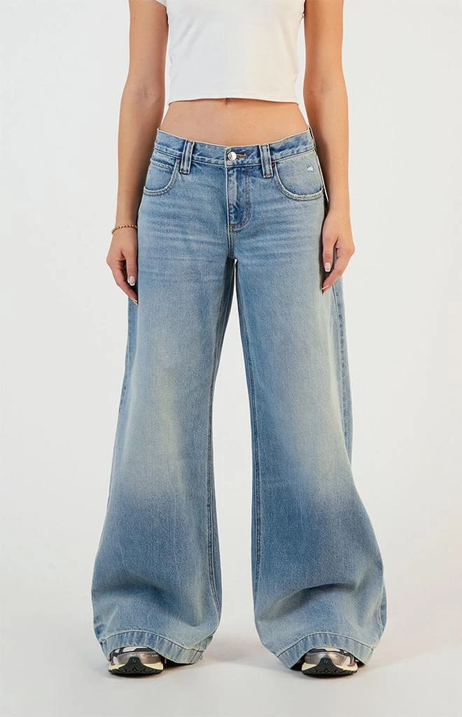 PacSun Sloane Low Rise Ultra Baggy Jeans Light Indigo 2