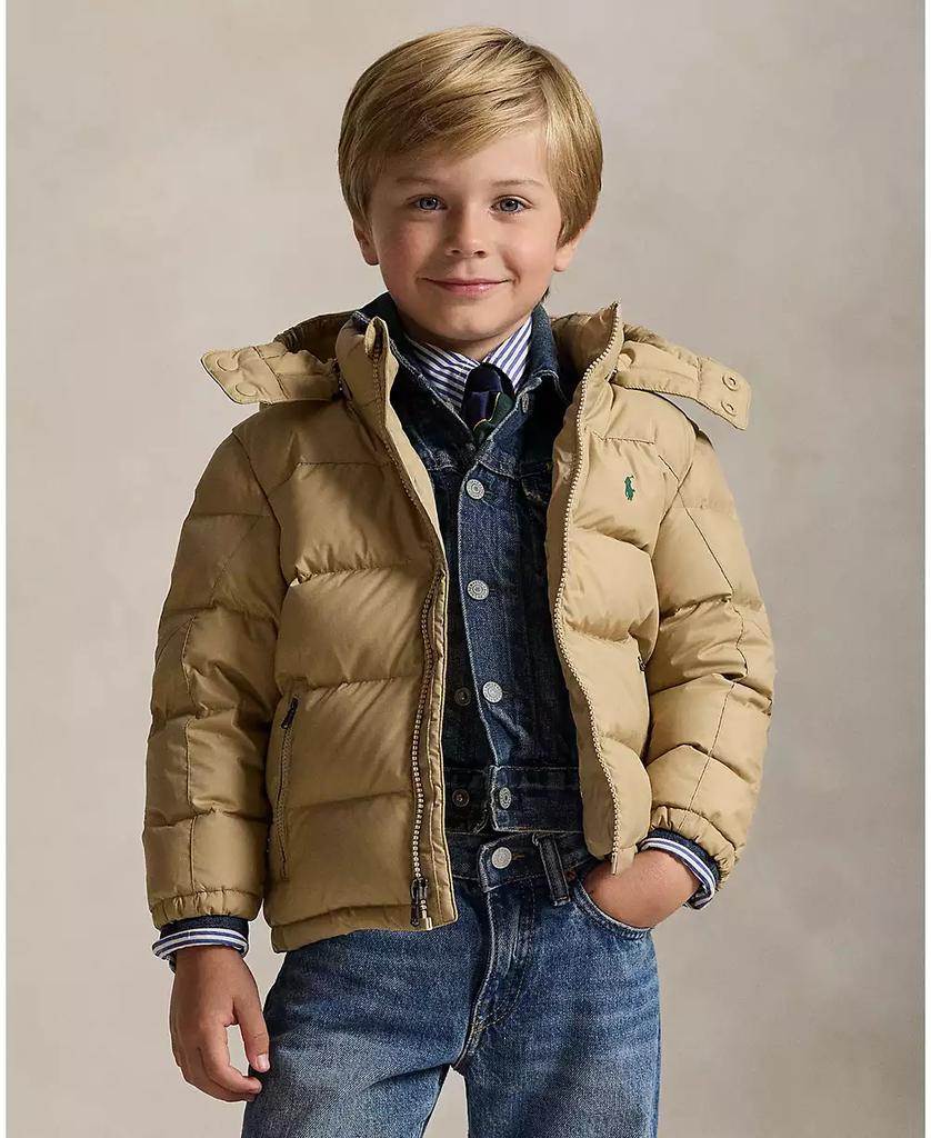 Ralph Lauren Toddler and Little Boys 2-7 Ripstop Down Hooded Jacket