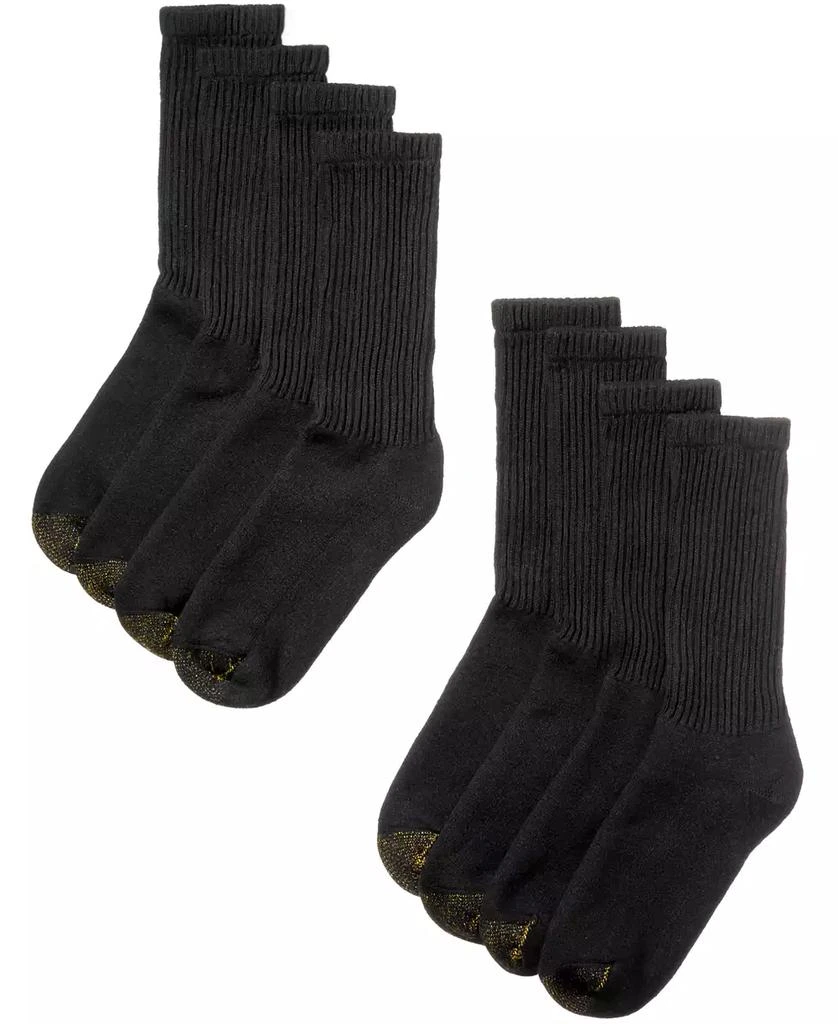 Gold Toe Men��’s 8-Pack Athletic Crew Socks 1