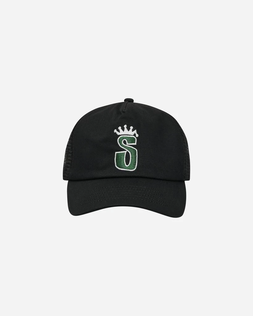 STUSSY S Crown Trucker Cap Shadow Black 2