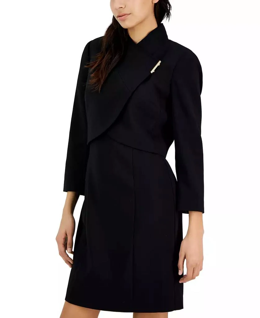Tahari Side Bar Dress Suit 4