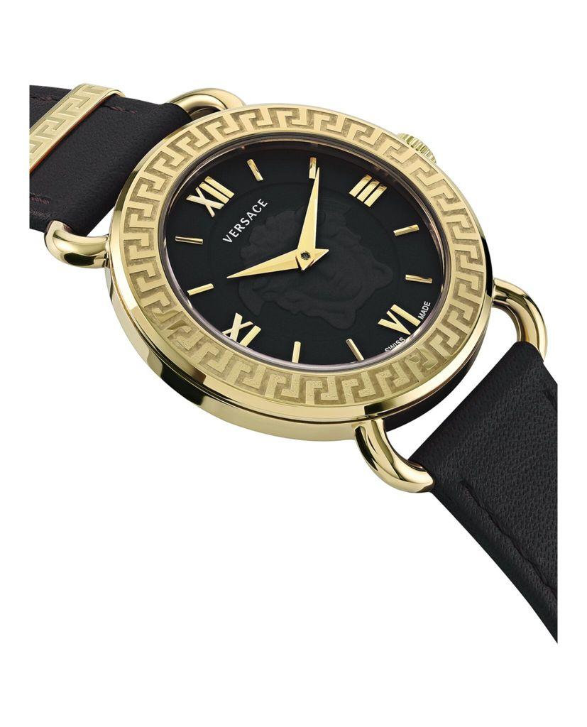 Versace Medusa Leather Watch