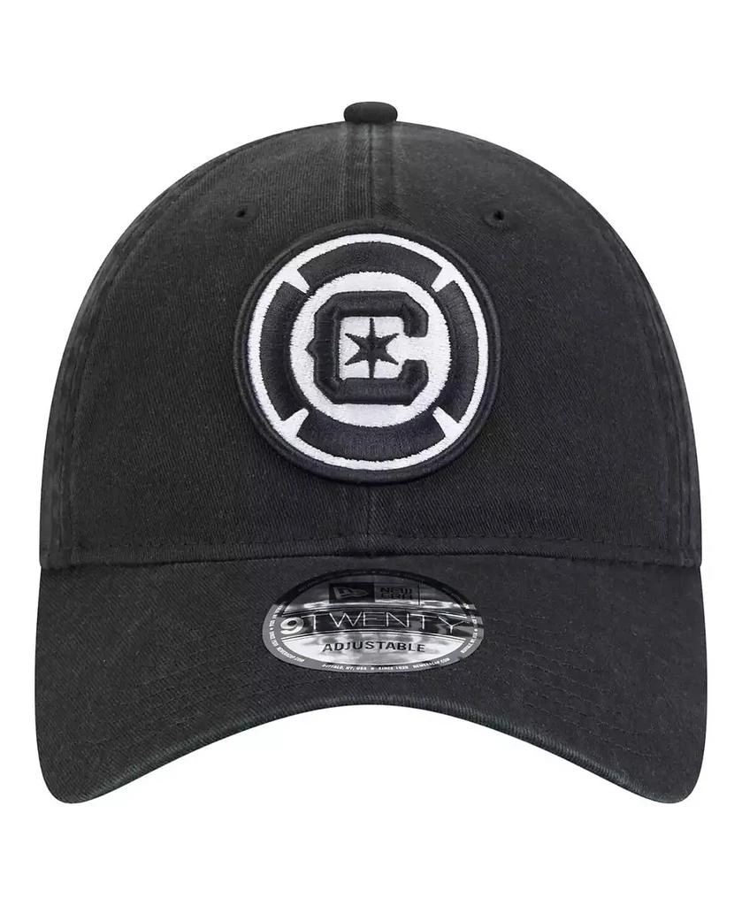 New Era Men's Black Chicago Fire 2025 Kickoff 9TWENTY Adjustable Hat 5