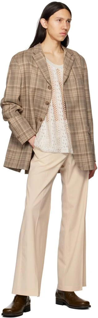 CMMN SWDN Beige Otto Trousers 4