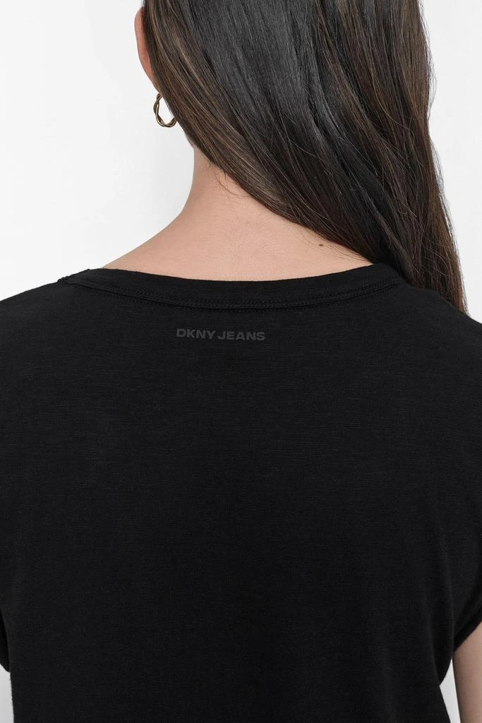 DKNY SIDE TIE RUCHED SLEEVELESS TEE 4
