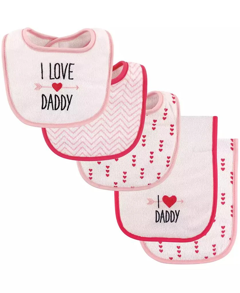 Luvable Friends Bib and Burp Cloth Set