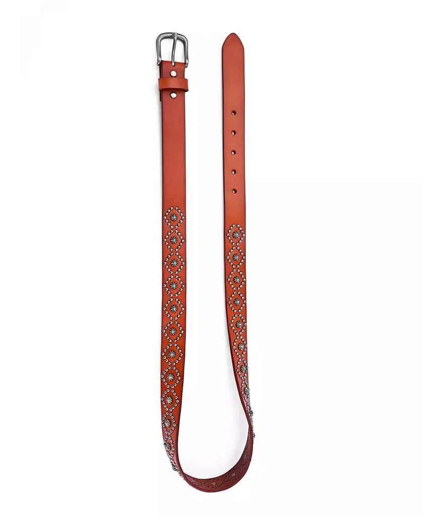 OLD TREND Women's Sunburst Leather Belt 4