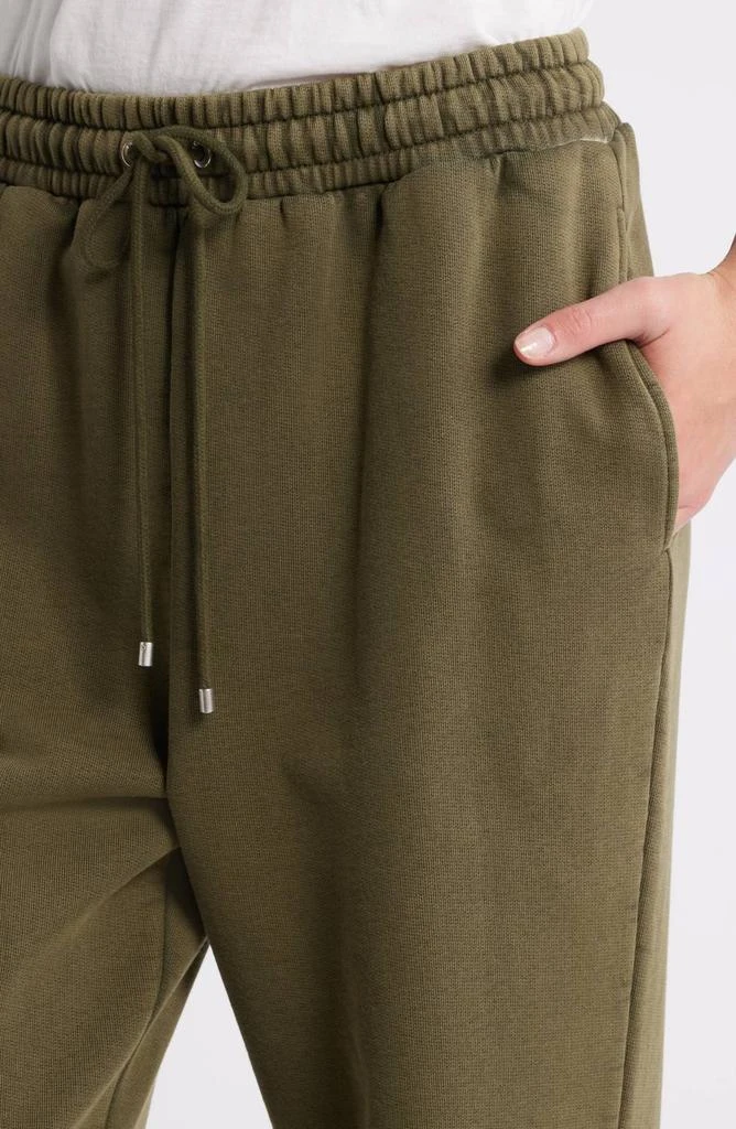 FRAME Wide Leg Track Sweatpants In Surplus 4