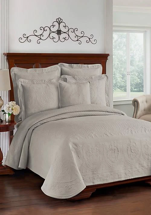 Historic Charleston Charleston King Charles Matelasse Coverlet 1