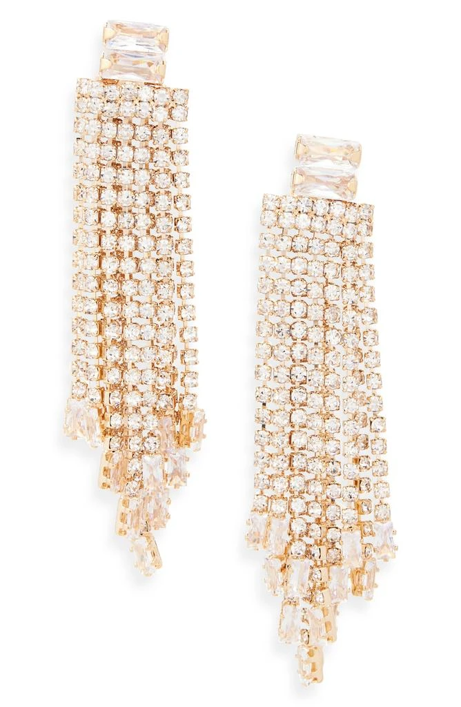 Tasha Crystal Fringe Drop Earrings
