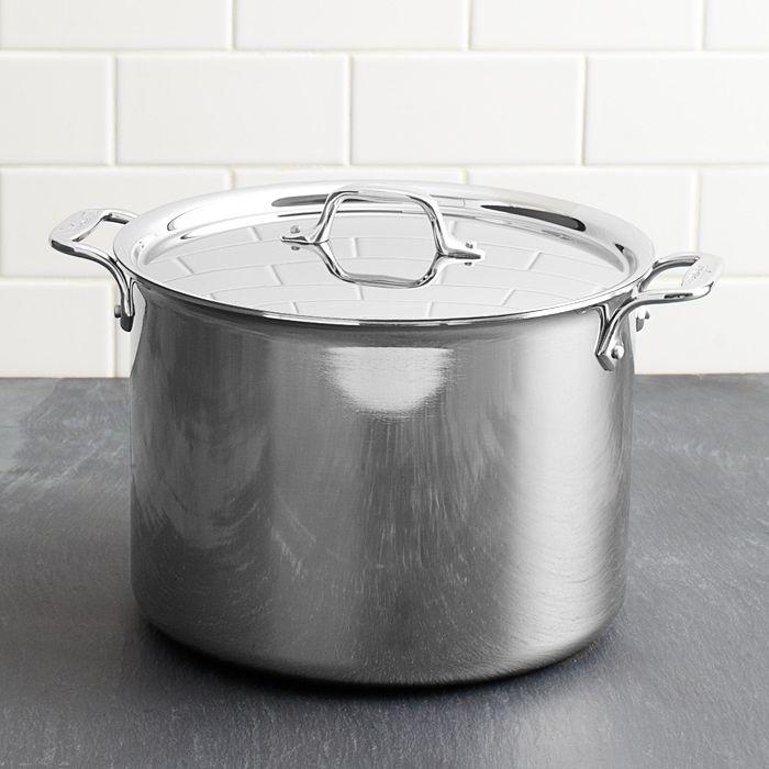 All-Clad Stainless Steel 12-Quart Stock Pot with Lid