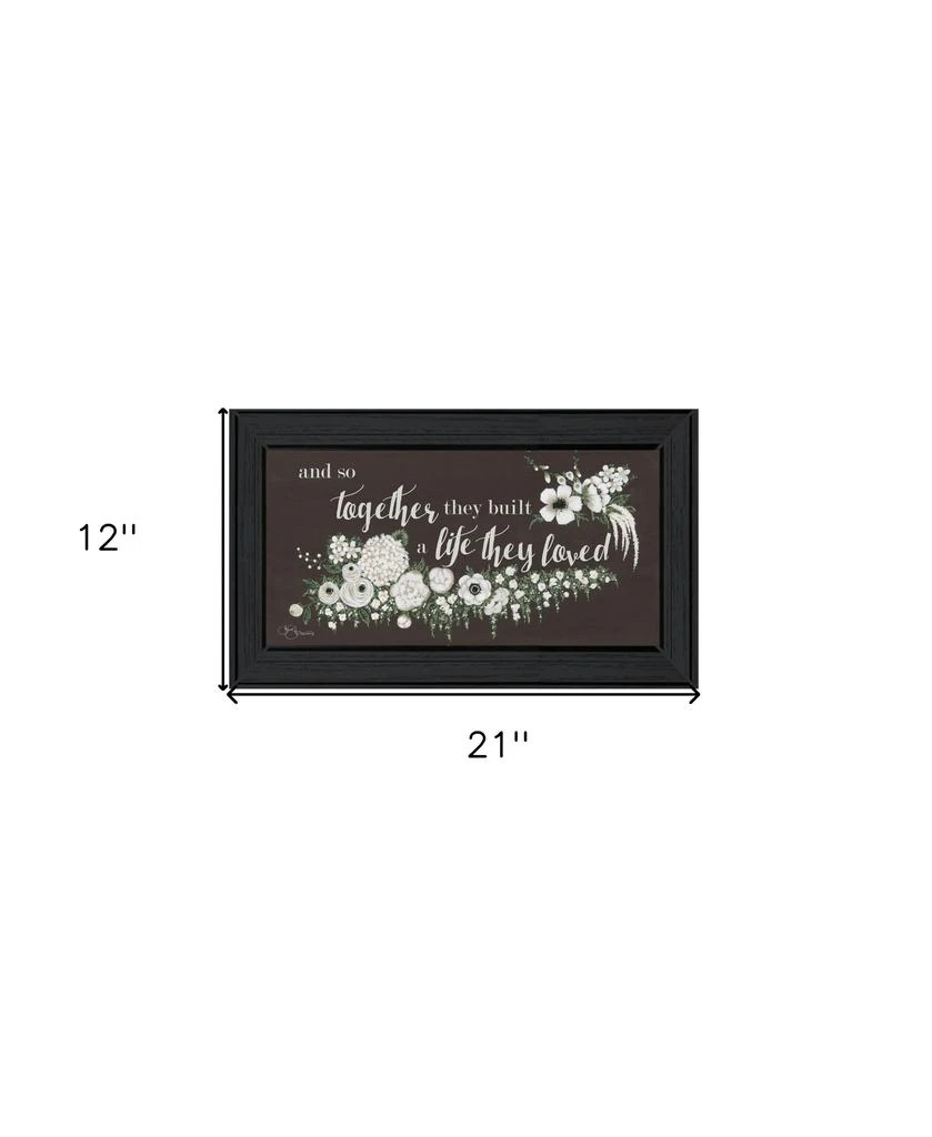 Hivvago Together They Built Black Framed Print Wall Art 4