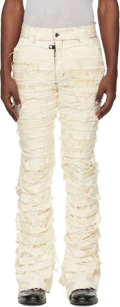 Swampgod White Lazarus Trousers