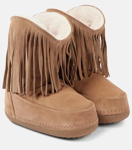 INUIKII Cowboy Fringes leather snow boots 1
