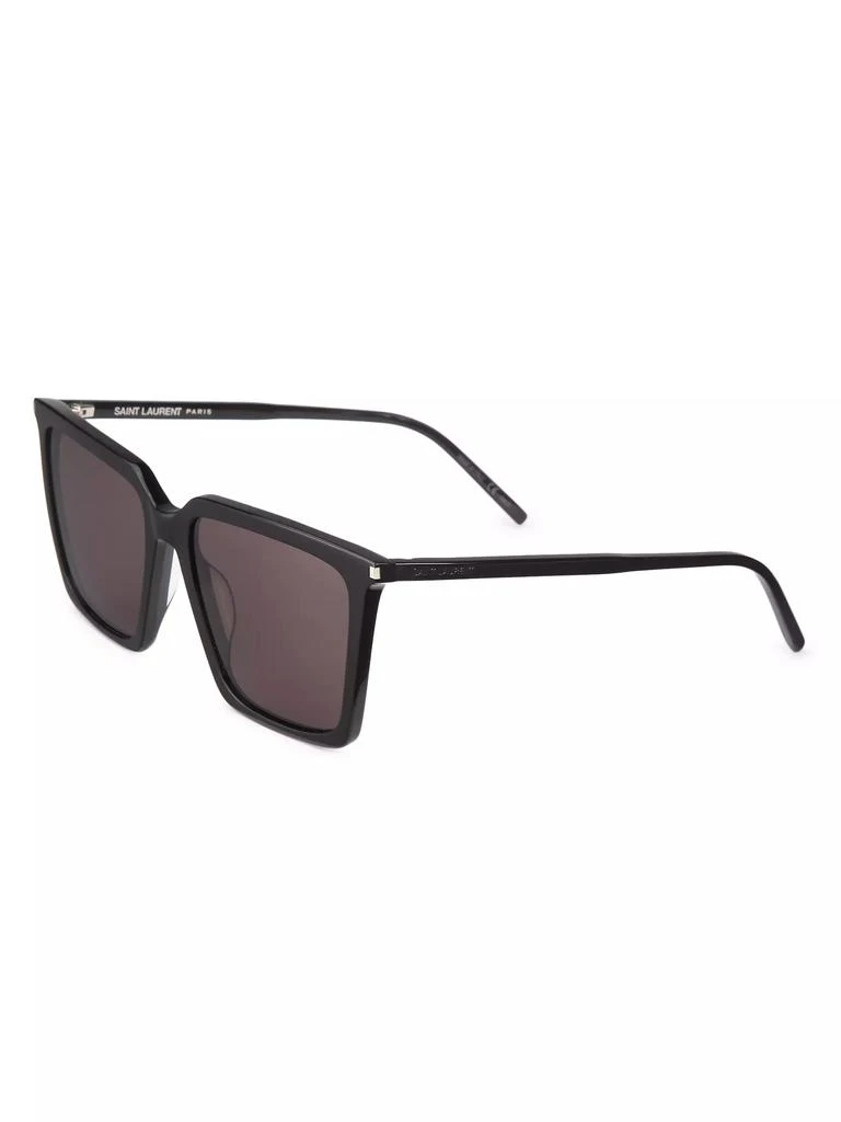 Yves Saint Laurent Corner Angle 56MM Square Sunglasses 1