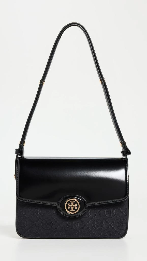 Tory Burch Robinson T Monogram Convertible Shoulder Bag 1
