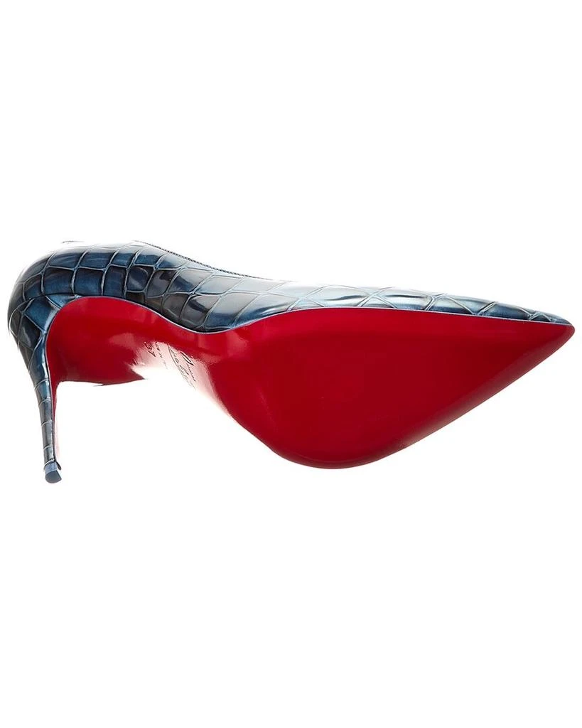 Christian Louboutin Kate 100 Alligator-Embossed Leather Pump 4