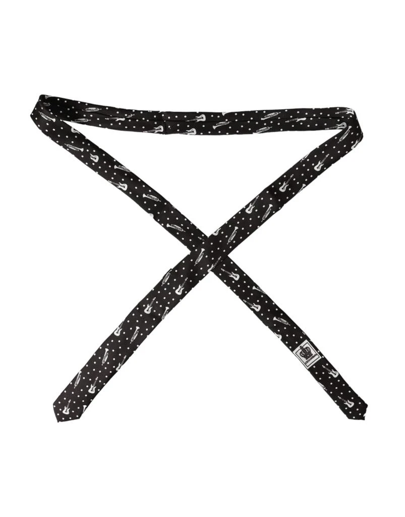 Dolce 
Gabbana Guitar Print Silk Adjustable Men
s Tie 2