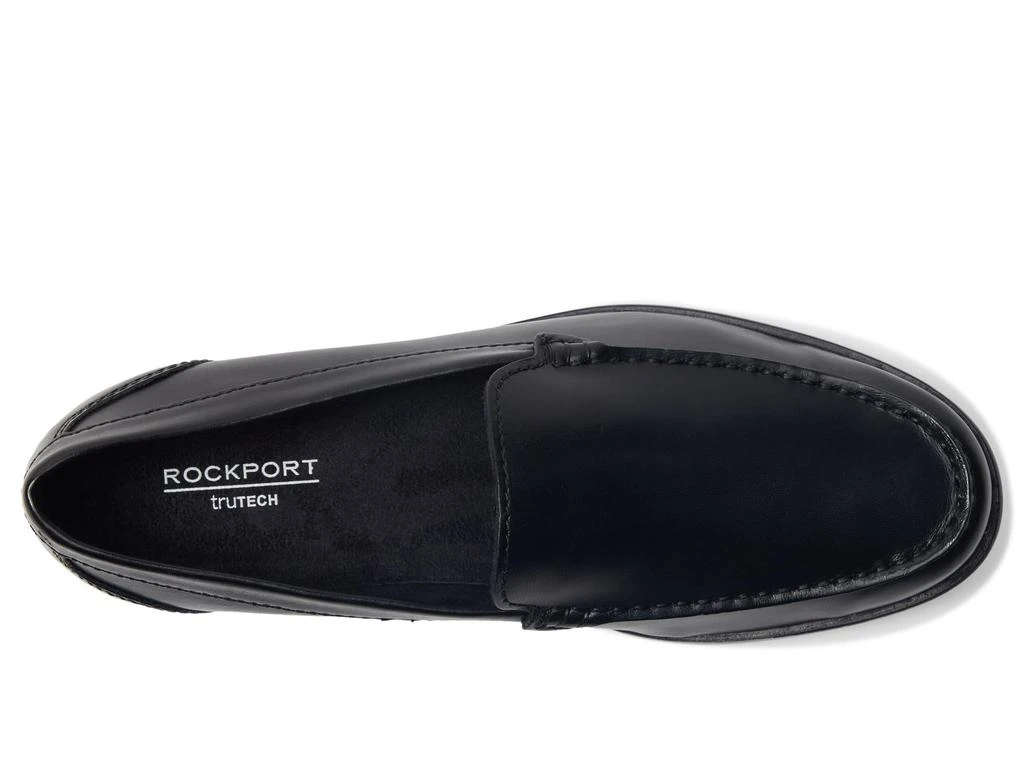 Rockport Trutech Classic Lite Venetian Slip-On Loafer Black Leather Sz 8 Casual Men main image 2