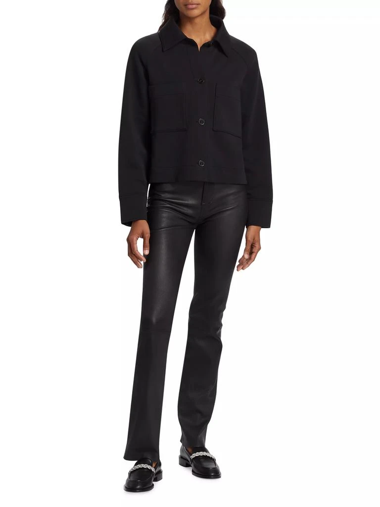 Vince Stretch Bootcut Leather Pants 2