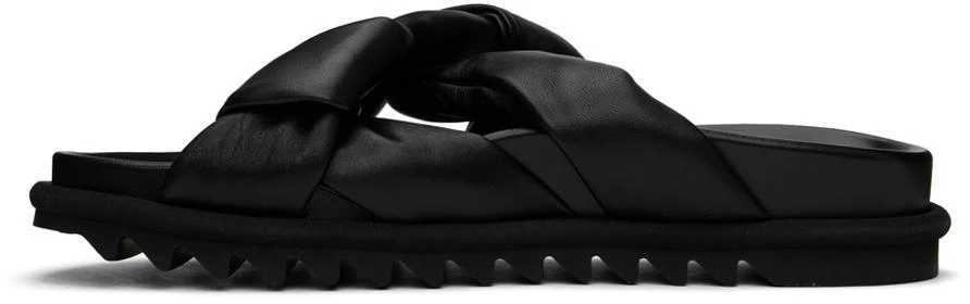 Dries Van Noten Black Padded Sandals 3