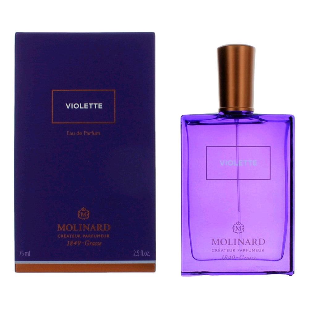 MOLINARD 2pcs Violette by , 2.5 oz Eau De Parfum Spray for Women