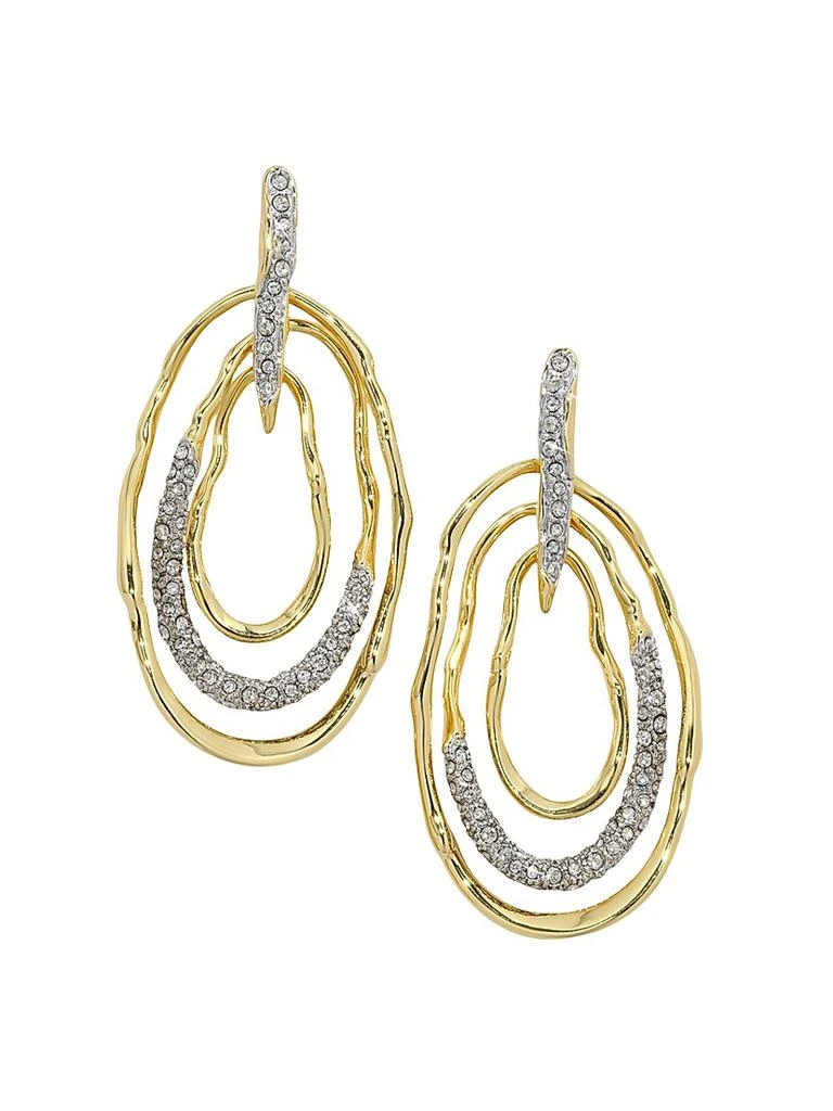 Alexis Bittar Solanales Mobile 14K-Gold-Plated 
Crystal Drop Earrings
