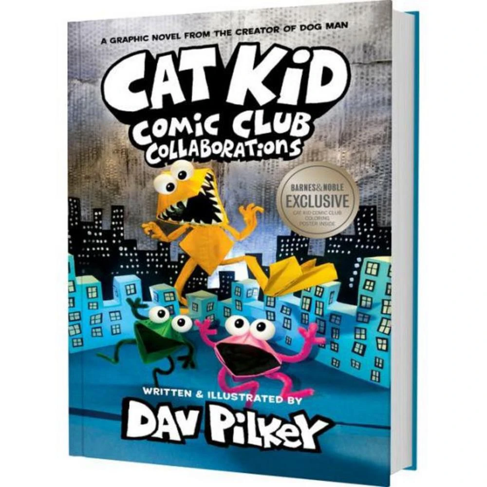 Barnes & Noble Collaborations (B&N Exclusive Edition) (Cat Kid Comic Club #4) by Dav Pilkey 2