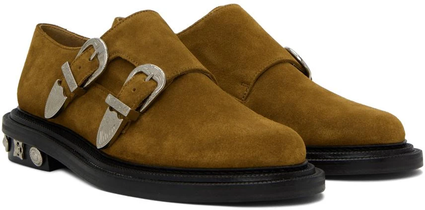 Toga Virilis Khaki Buckle Monkstraps 4