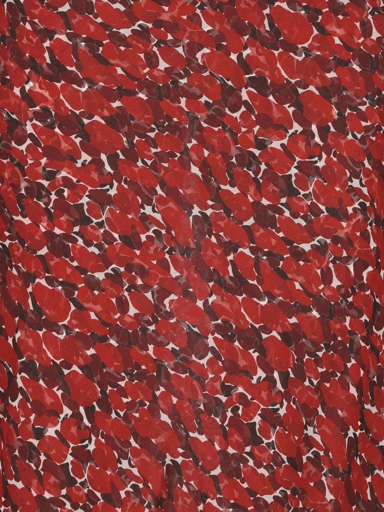 Yves Saint Laurent Saint Laurent Spotted Midi Skirt 3