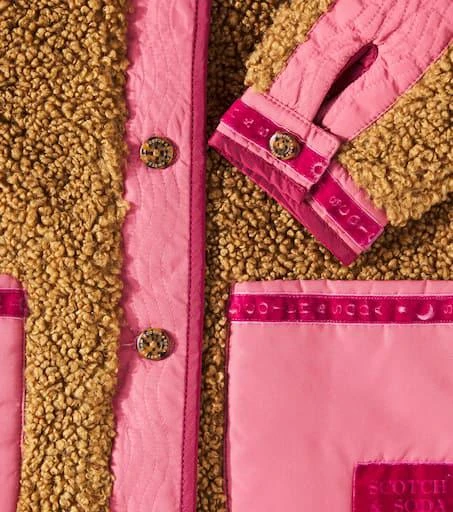 Scotch & Soda Colorblocked teddy jacket 2