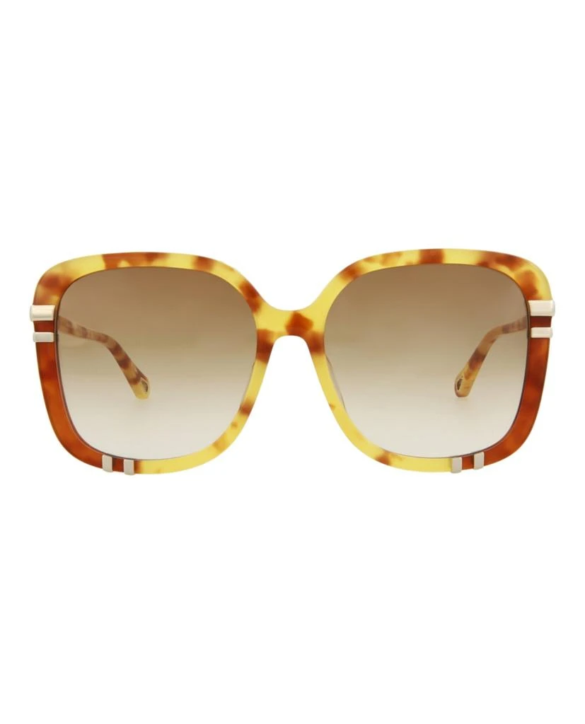 Chloé Square-Frame Bio Acetate Sunglasses 1