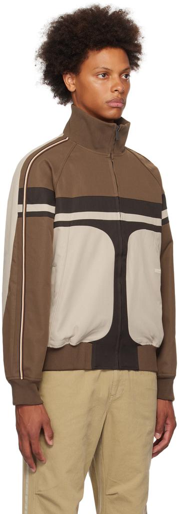 C2H4 Brown Intellectual Track Jacket