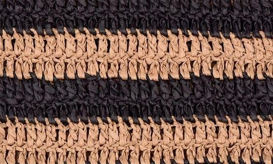 ADORNIA Striped Raffia Hobo Bag 3