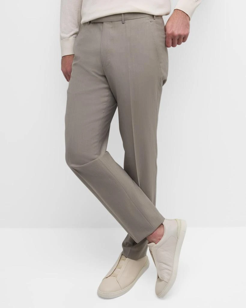 Zegna Men's High Performance Wool Pants 5