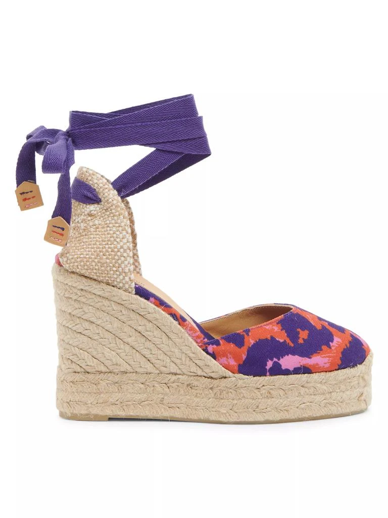 CASTAÑER Carina Animal-Print Wedge Espadrilles 1