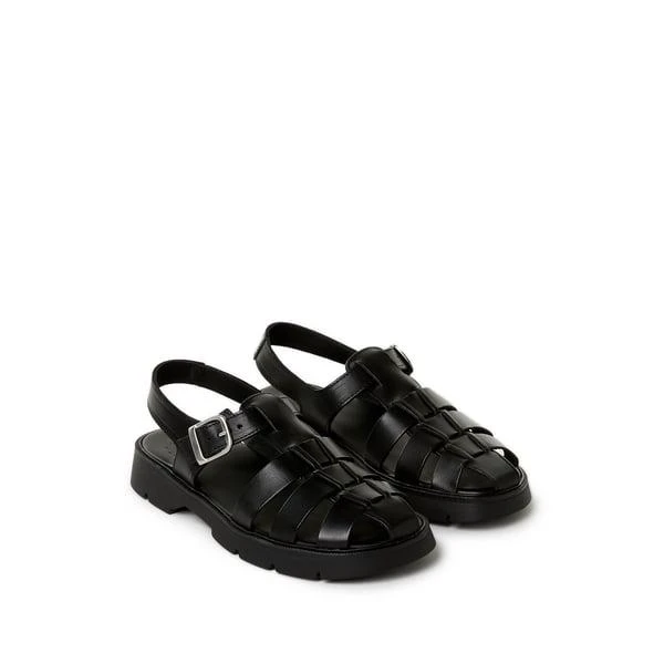 KLEMAN Sandales à talon en cuir Babord VGT 1