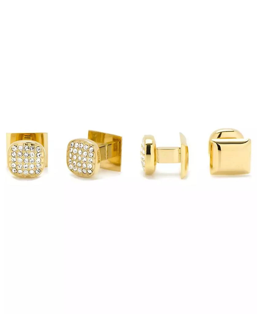 Ox and Bull Trading Co. Men's Pave Cufflink and Stud Set 2