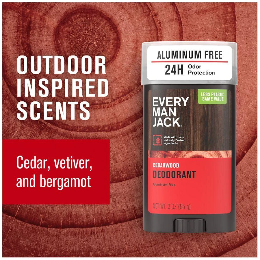 Every Man Jack Aluminum Free Deodorant Cedarwood 5