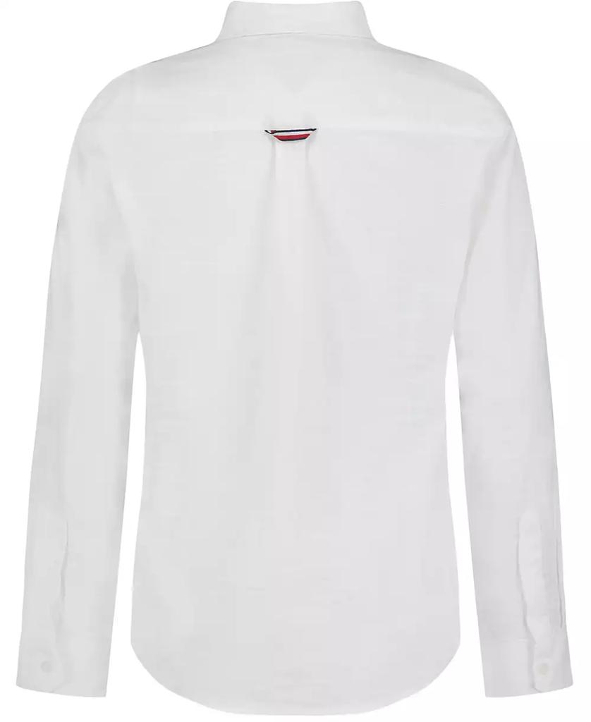 Tommy Hilfiger Big Boys Textured Long Sleeve Shirt