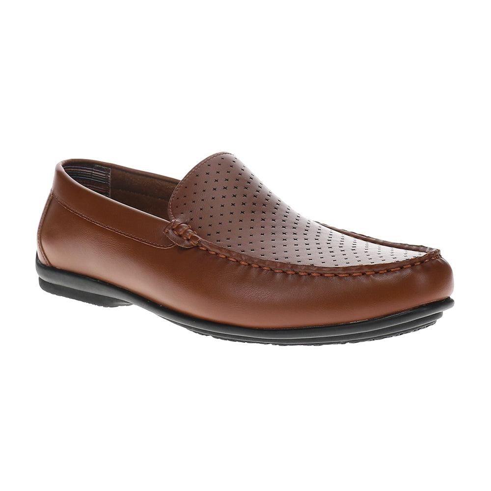 Stacy Adams Conroy Perforated Slip On Dress Shoes